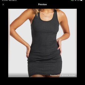 Gymshark Black Mini Dress